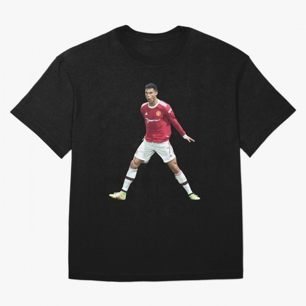Ronaldo in Flight Oversized T-Shirt Honor the Football Icons of the FIFA World Cup 2026 USA Canada Mexico Journey through CR7 Highlights, Portugal, Spain and Germany Pride, Football Festival Excitement, Trophy Ambitions, Country Rivalries and Star