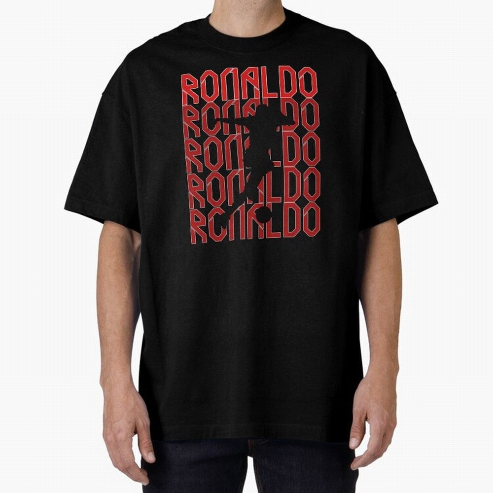 Cristiano Ronaldo Oversized T-Shirt Make Every Match About FIFA World Cup 2026 USA Canada Mexico Spirit, Highlighting France and Portugal, Neymar, Goal Celebration Energy, Supporter Heritage, Football Icons and Worldwide Tournament Joy; Perfect for
