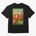 Portugal Lisbon Bel¨¦m Tower Cristiano Ronaldo FIFA World Cup Football Celebration Oversized T-Shirt Make Every Kick Count in FIFA World Cup 2026 Made for Haaland, France Energy, Classic Soccer Heritage, Championship Pressure, Fan Loyalty and