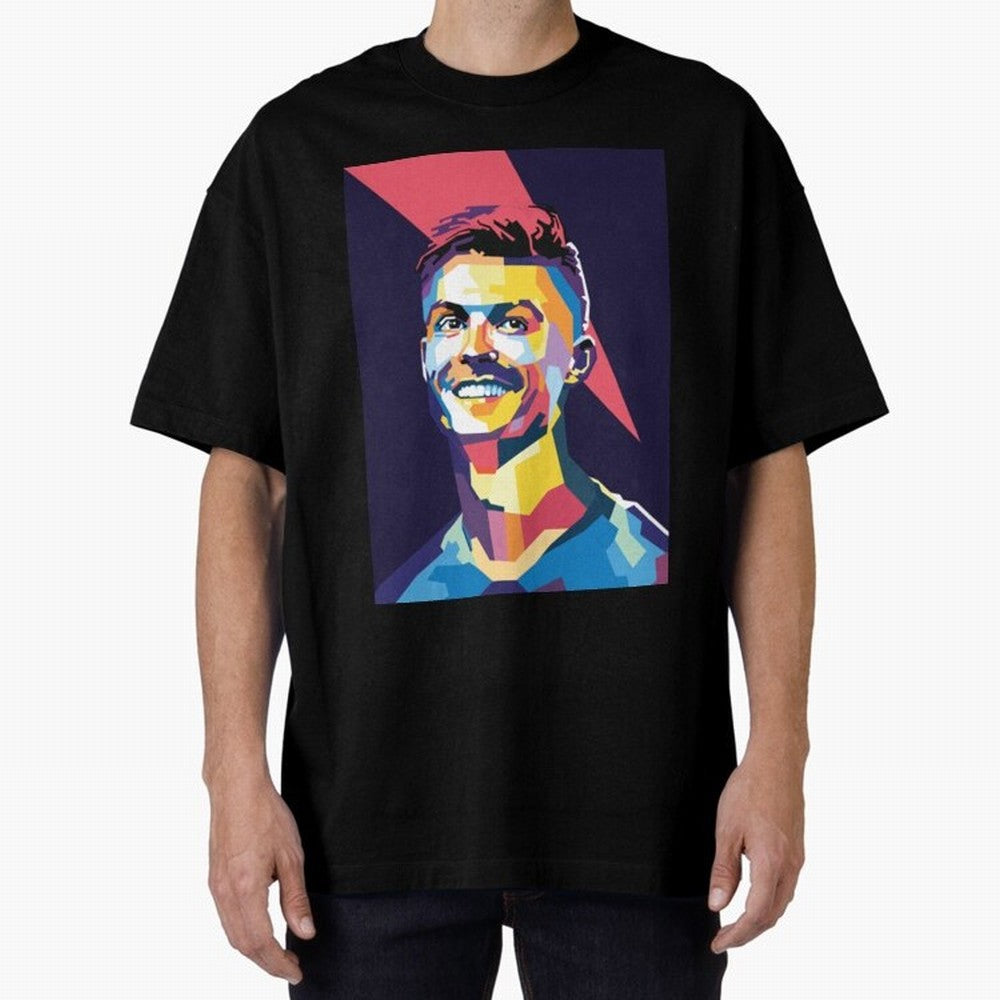 Cristiano Ronaldo Cristiano Ronaldo Oversized T-Shirt Join FIFA World Cup 2026 Group Stage for Fans of Messi and Cristiano Ronaldo and Argentina, Bringing Classic Soccer Heritage, Championship Pressure, Fan Loyalty and International Pride; Perfect