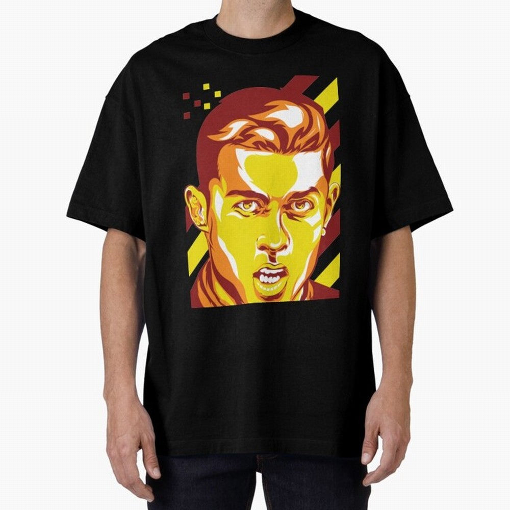 Cristiano Ronaldo Cristiano Ronaldo Oversized T-Shirt Get Ready for the FIFA World Cup 2026 USA Canada Mexico Journey through Haaland and Mbappe Highlights, France and Portugal Pride, Classic Soccer Heritage, Championship Pressure, Fan Loyalty and