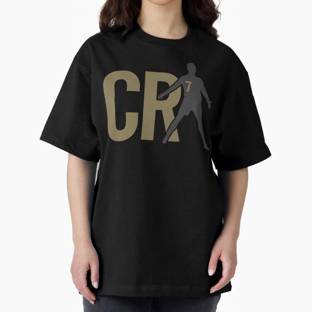 CR7 - Cristiano Ronaldo Oversized T-Shirt Elevate the FIFA World Cup 2026 Group Stage Journey through Messi, Neymar and Mbappe Highlights, England Pride, Retro Football Energy, Iconic Rivalries, Trophy Chase Drama and Stadium Atmosphere; Made for