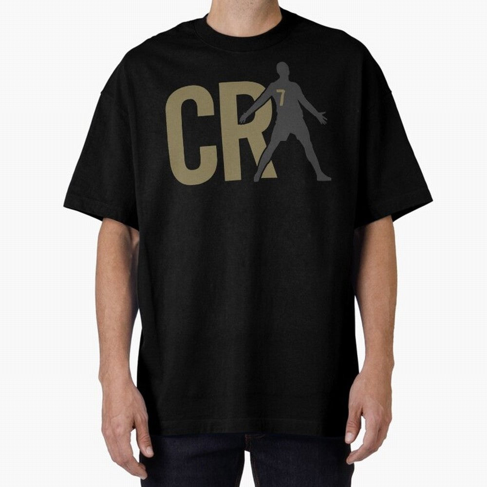 CR7 - Cristiano Ronaldo Oversized T-Shirt Elevate the FIFA World Cup 2026 Group Stage Journey through Messi, Neymar and Mbappe Highlights, England Pride, Retro Football Energy, Iconic Rivalries, Trophy Chase Drama and Stadium Atmosphere; Made for