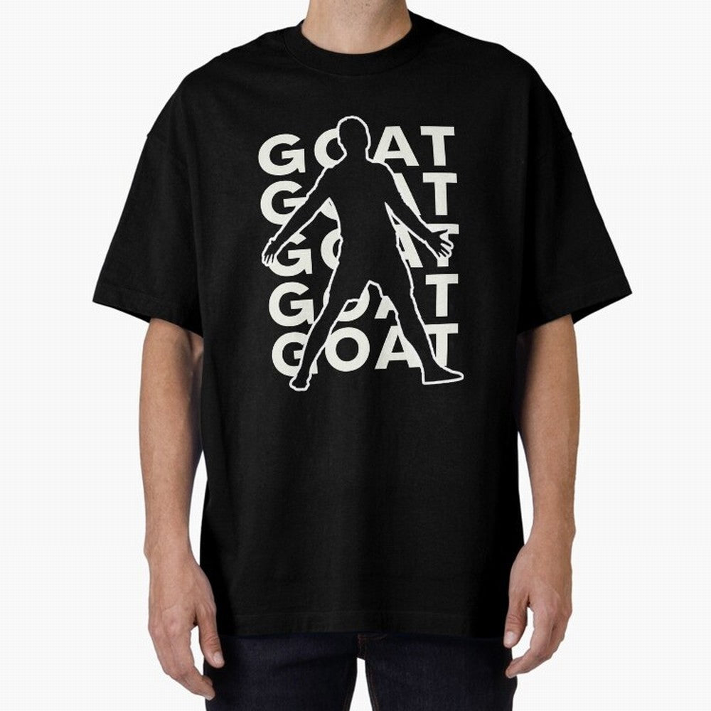 Cristiano Ronaldo the goat CR7 Oversized T-Shirt Honor the Football Icons of FIFA World Cup 2026 USA Canada Mexico Driven by Mbappe and Neymar, Netherlands Energy, Soccer Culture, Superstar Moments, National Team Dreams and Competitive Fire; Ideal