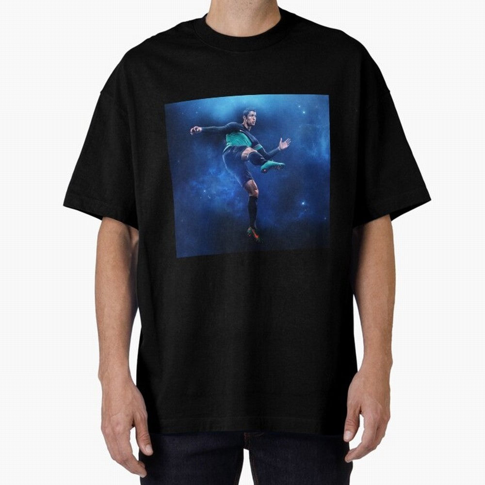 cristiano ronaldo #005 Oversized T-Shirt Step into Global Football Passion for FIFA World Cup 2026 Group Stage, Built around Mbappe and Neymar, Argentina and Brazil, Goal Celebration Energy, Supporter Heritage, Football Icons and Worldwide