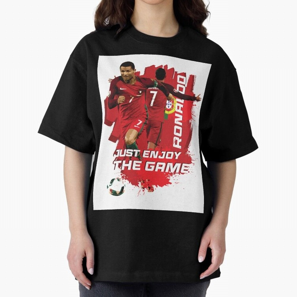 Cristiano Ronaldo Oversized T-Shirt Follow Every Goal of Global Football Passion for FIFA World Cup 2026 Group Stage, with Cristiano Ronaldo, Haaland and CR7, England, Tournament Hype, Historic Matchups, Family Viewing Parties and Global Sports