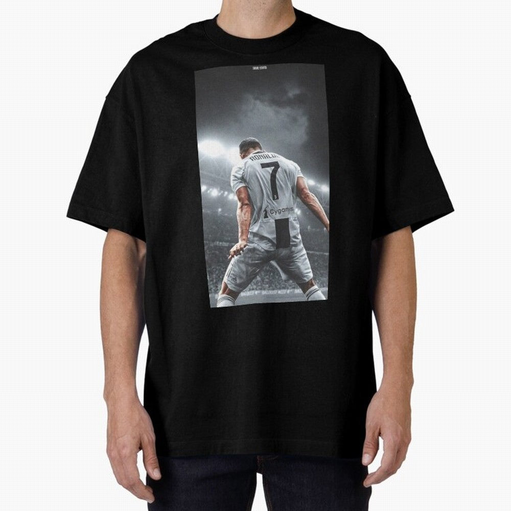 Cristiano Ronaldo Fantastic Oversized T-Shirt Show Fan Pride Across FIFA World Cup 2026 USA Canada Mexico Spirit, Driven by England, Messi, Supporter Pride, Iconic Celebrations, Legendary Names and Global Match Day Energy; Great for Watch Parties,