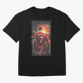At Back Oversized T-Shirt Fuel the Hype around Global Football Passion for FIFA World Cup 2026 Group Stage, Centered on Cristiano Ronaldo, Spain, Classic Soccer Heritage, Championship Pressure, Fan Loyalty and International Pride; Perfect for