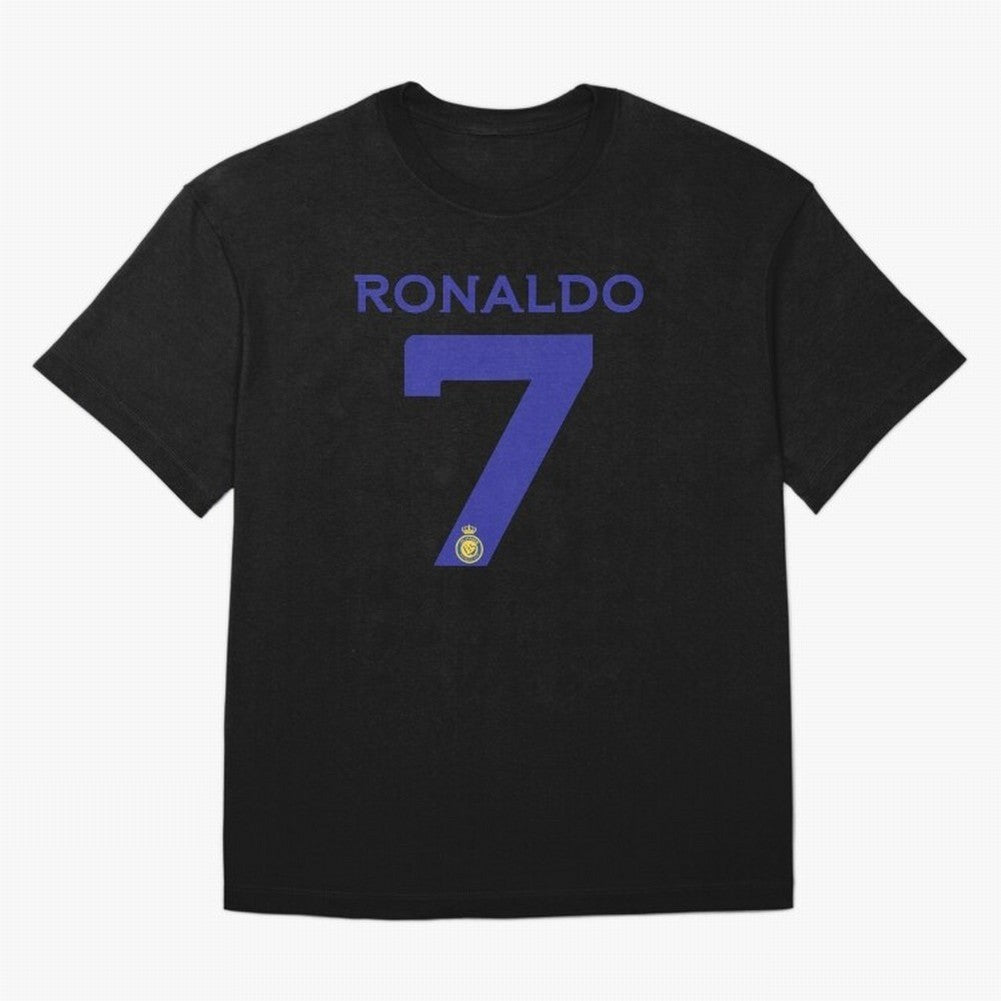 Ronaldo 7 Al-Nassr Football Club - Oversized T-Shirt Bring Trophy Dreams to Global Football Passion for FIFA World Cup 2026 Group Stage, Connected to Cristiano Ronaldo, Haaland and CR7, England, France and Netherlands, Stadium Memories, Football