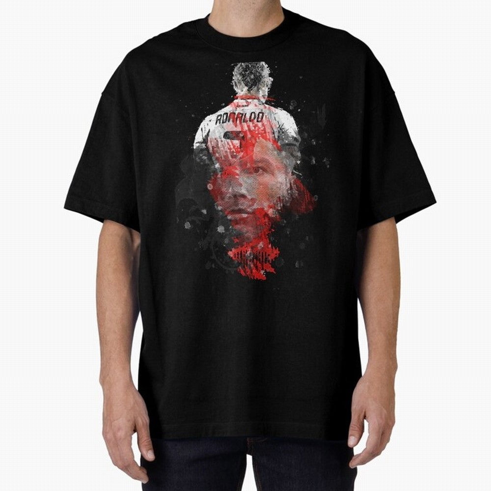 cristiano ronaldo Oversized T-Shirt Follow Every Goal of FIFA World Cup 2026 for Fans of Mbappe and Brazil, Bringing Global Supporter Spirit, Legendary Goals, National Colors and Tournament Celebration; Perfect for People Who Love Argentina,