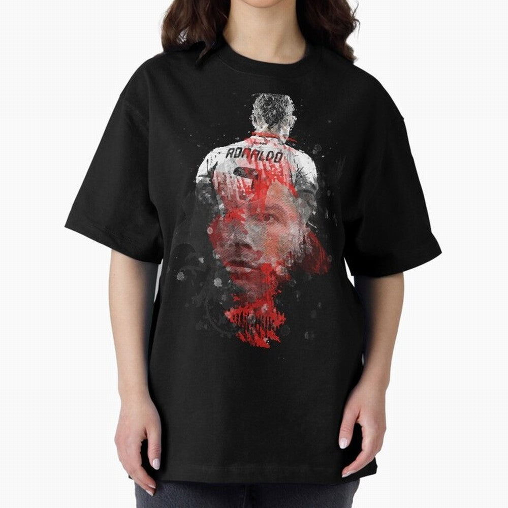 cristiano ronaldo Oversized T-Shirt Follow Every Goal of FIFA World Cup 2026 for Fans of Mbappe and Brazil, Bringing Global Supporter Spirit, Legendary Goals, National Colors and Tournament Celebration; Perfect for People Who Love Argentina,
