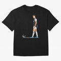 Ronaldo Watercolor Oversized T-Shirt Back the Journey through Match Day Hype around FIFA World Cup 2026 Group Stage, Mbappe, France, Supporter Pride, Iconic Celebrations, Legendary Names and Global Match Day Energy; Perfect for People Who Love
