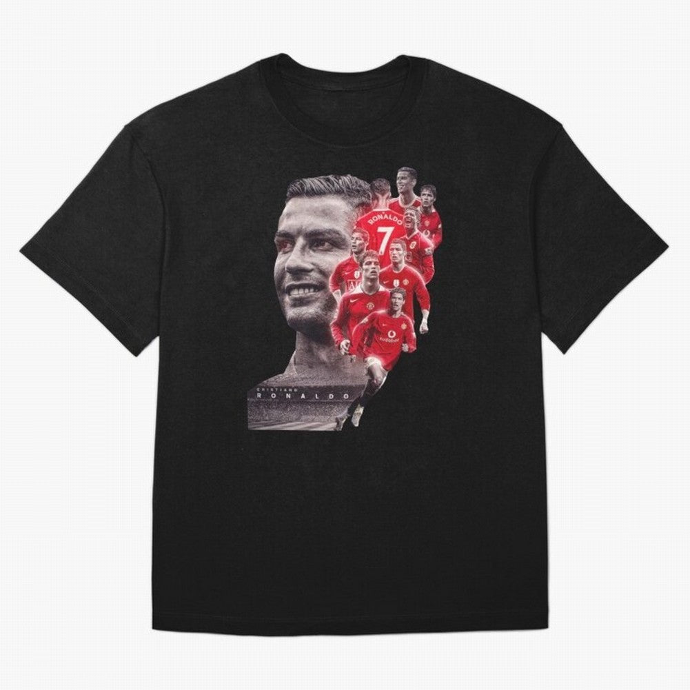 ronaldo Oversized T-Shirt Bring a Vintage Feel to FIFA World Cup 2026 Group Stage for Fans of Cristiano Ronaldo, Haaland and CR7 and France and Portugal, Bringing Vintage Soccer Flavor, Modern Football Stars, National Flags and Final Night Emotion;