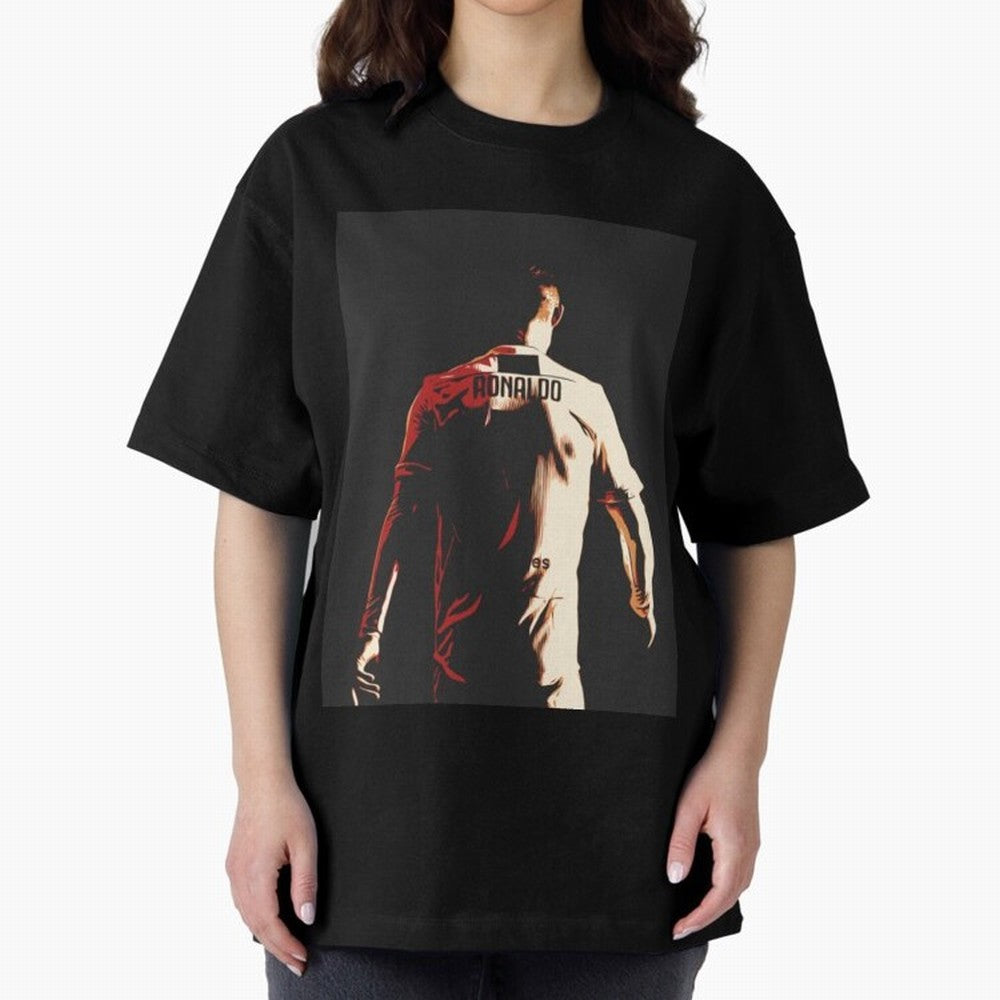 Cristiano Ronaldo Cristiano Ronaldo Juventus Oversized T-Shirt Celebrate Unforgettable Nights in FIFA World Cup 2026 Group Stage Celebrating Haaland, Netherlands Energy, Football History, Final Match Energy, Crowd Noise and Once in a Lifetime