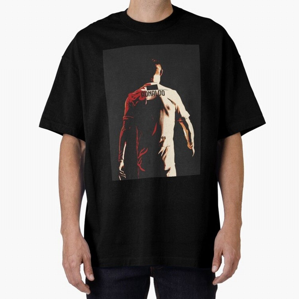 Cristiano Ronaldo Cristiano Ronaldo Juventus Oversized T-Shirt Celebrate Unforgettable Nights in FIFA World Cup 2026 Group Stage Celebrating Haaland, Netherlands Energy, Football History, Final Match Energy, Crowd Noise and Once in a Lifetime