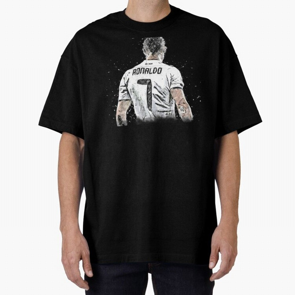 Cristiano Ronaldo Cristiano ronaldo back Oversized T-Shirt Bring Global Tournament Vibes to FIFA World Cup 2026 USA Canada Mexico Built around Cristiano Ronaldo, Haaland and CR7, Portugal, Spain and Germany Energy, Football Passion, Legendary