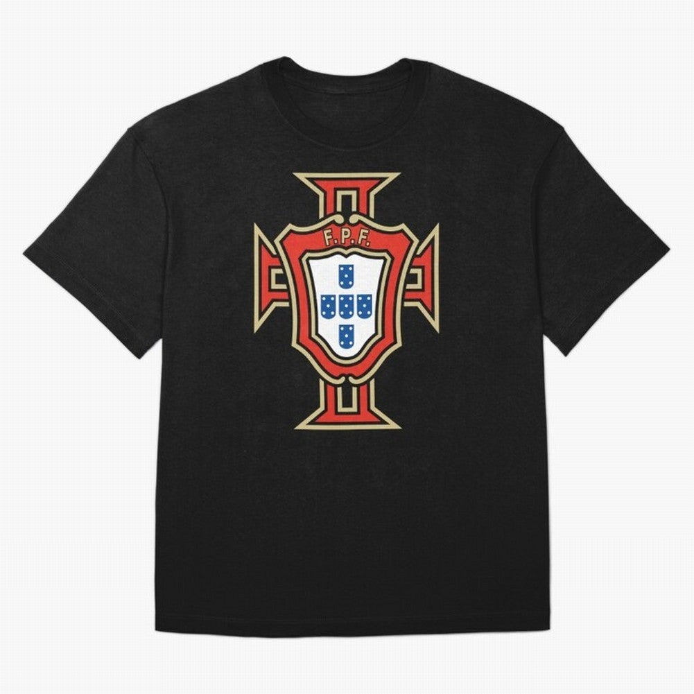 Portugal Soccer Logo Oversized T-Shirt Capture FIFA World Cup 2026 Spirit, Made for France and Portugal, Messi and Cristiano Ronaldo, Match Day Excitement, Supporter Culture, Golden Goals and Global Football Passion; Perfect for Supporters Who Want