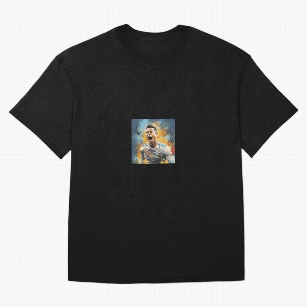 Cristiano Ronaldo Oversized T-Shirt Upgrade FIFA World Cup 2026 Group Stage for Fans of Messi and Cristiano Ronaldo and France and Portugal, Bringing Match Day Excitement, Supporter Culture, Golden Goals and Global Football Passion; Ideal for