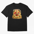 CR7 Five Ballon d'Or Trophies Cartoon ¨C Football Legend Illustration Oversized T-Shirt Celebrate Classic Football Spirit in Global Football Passion for FIFA World Cup 2026 Group Stage, Centered on Messi, Neymar and Mbappe, Argentina, Classic