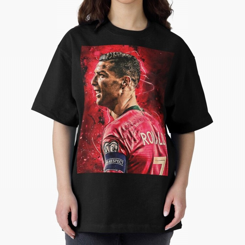 R-o-n-a-l-d-o Design Wallpaper Oversized T-Shirt Unlock the FIFA World Cup 2026 Group Stage Journey through Mbappe Highlights, Argentina and Brazil Pride, Retro Football Energy, Iconic Rivalries, Trophy Chase Drama and Stadium Atmosphere; Perfect