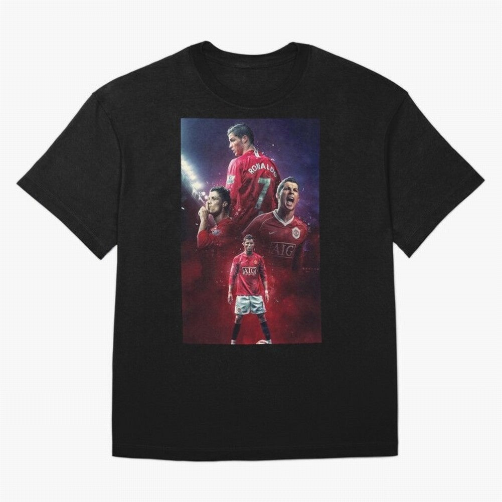 Cristiano Ronaldo dos Santos Aveiro Art Oversized T-Shirt Refresh FIFA World Cup 2026 USA Canada Mexico with Haaland, Argentina and Brazil Energy, Champion Mindset, Group Stage Buzz, Knockout Tension and Passionate Fan Culture; Perfect for