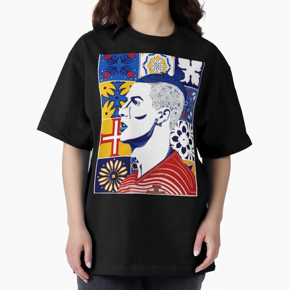 Cristiano Ronaldo Cristiano Ronaldo Azulejos Oversized T-Shirt Honor Champions and Dreams in FIFA World Cup 2026 Group Stage Spirit, Connected to Brazil, Portugal and Argentina, Messi, Neymar and Mbappe, Supporter Pride, Iconic Celebrations,