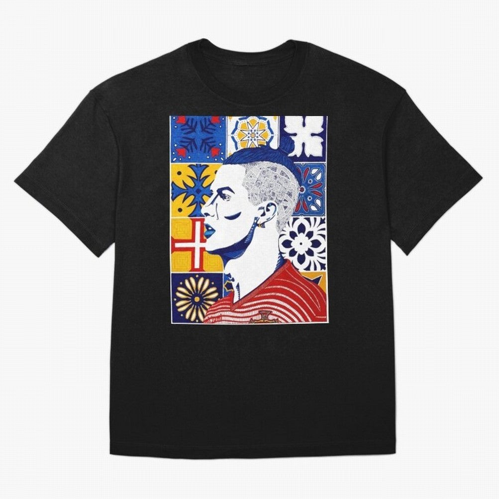 Cristiano Ronaldo Cristiano Ronaldo Azulejos Oversized T-Shirt Honor Champions and Dreams in FIFA World Cup 2026 Group Stage Spirit, Connected to Brazil, Portugal and Argentina, Messi, Neymar and Mbappe, Supporter Pride, Iconic Celebrations,