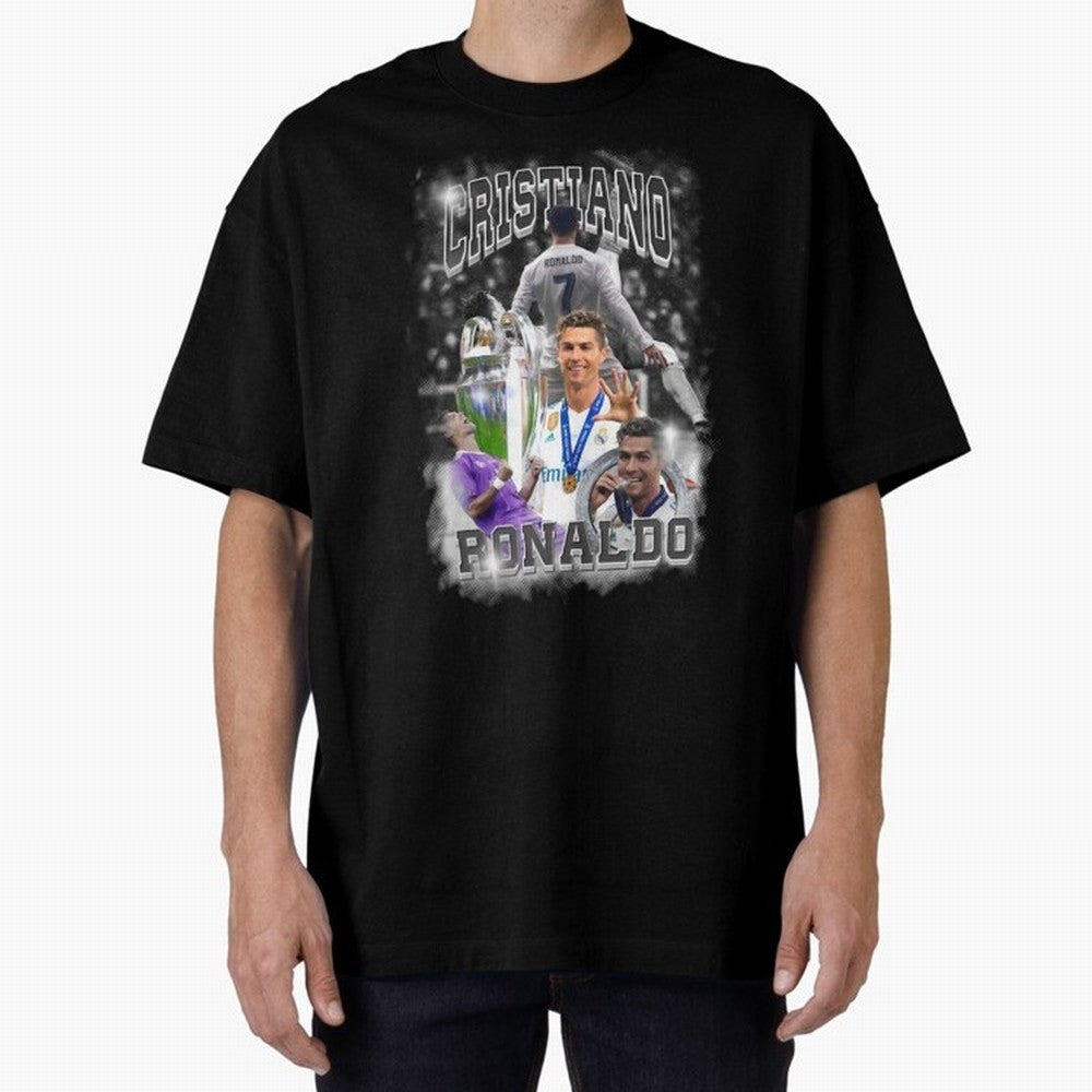 Cristiano Ronaldo Oversized T-Shirt Bring International Match Energy to Global Football Passion for FIFA World Cup 2026, Celebrating Neymar, Haaland and Cristiano Ronaldo, Netherlands, Supporter Pride, Iconic Celebrations, Legendary Names and