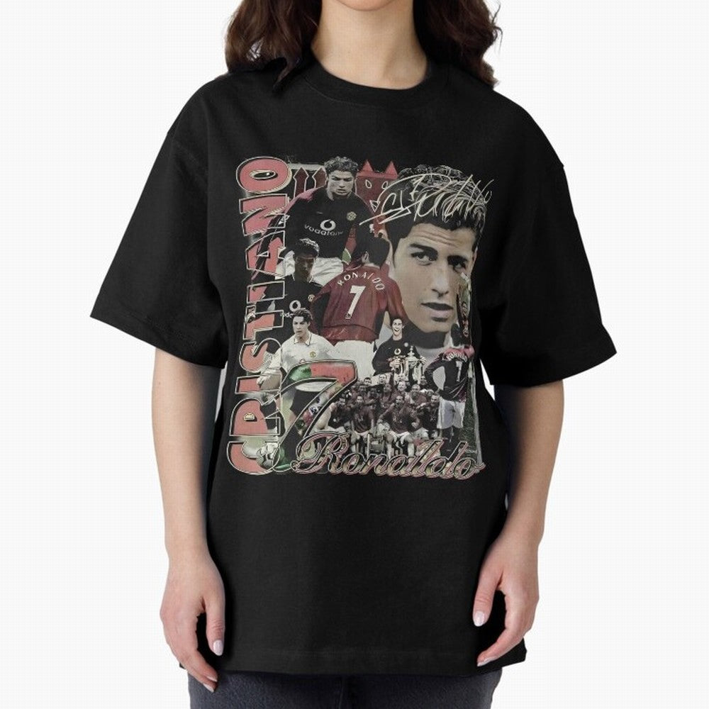 Limited Cristiano Ronaldo CR7 Vintage Oversized T-Shirt Back Your Heroes with FIFA World Cup 2026 for Fans of Cristiano Ronaldo, Haaland and CR7 and France, Bringing Stadium Memories, Football Loyalty, International Chants and Championship
