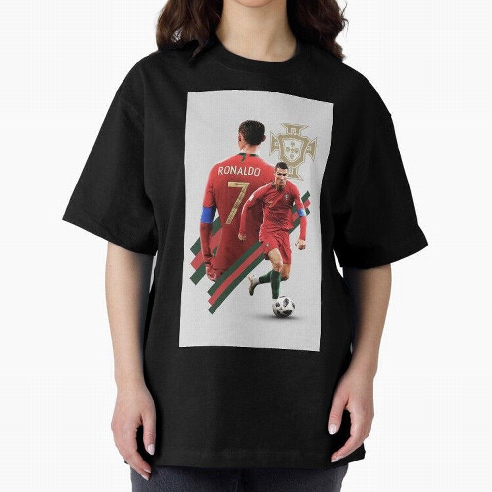 cr qatar Oversized T-Shirt Celebrate National Team Dreams in the FIFA World Cup 2026 Journey through Messi, CR7 and Mbappe Highlights, England Pride, Supporter Pride, Iconic Celebrations, Legendary Names and Global Match Day Energy; Great for