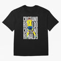 Cristiano Ronaldo Siuuuu Celebration Oversized T-Shirt Represent Global Football Passion for FIFA World Cup 2026 USA Canada Mexico, Made for Messi and Cristiano Ronaldo, England, France and Netherlands, Game Day Rituals, Football Legends, Country