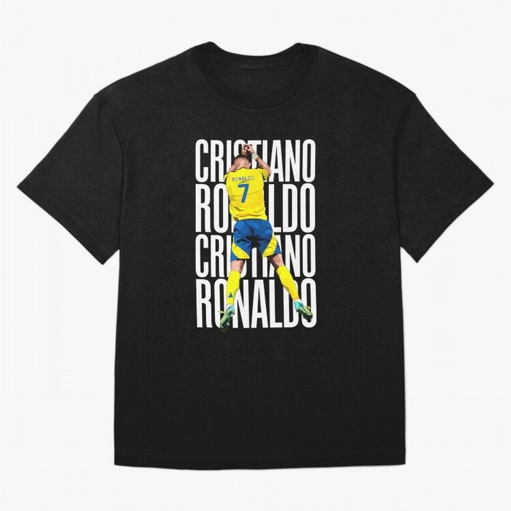 Cristiano Ronaldo Siuuuu Celebration Oversized T-Shirt Represent Global Football Passion for FIFA World Cup 2026 USA Canada Mexico, Made for Messi and Cristiano Ronaldo, England, France and Netherlands, Game Day Rituals, Football Legends, Country