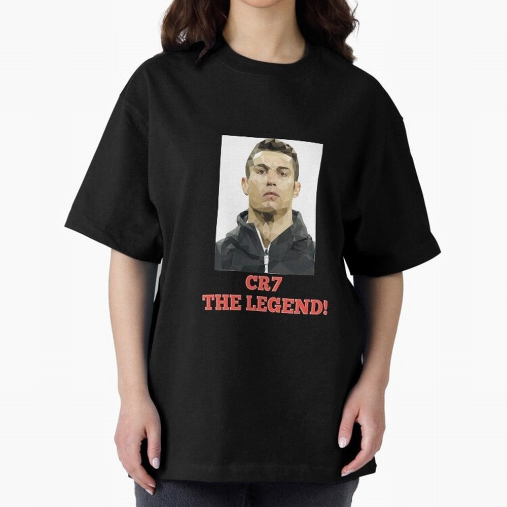 Cristiano Ronaldo Fantasy CR7 T Shirt Oversized T-Shirt Bring a Vintage Feel to FIFA World Cup 2026 for Fans of Neymar and Spain, Bringing Football Passion, Legendary Performances, Festival Vibes and Supporter Community; Perfect for Supporters Who