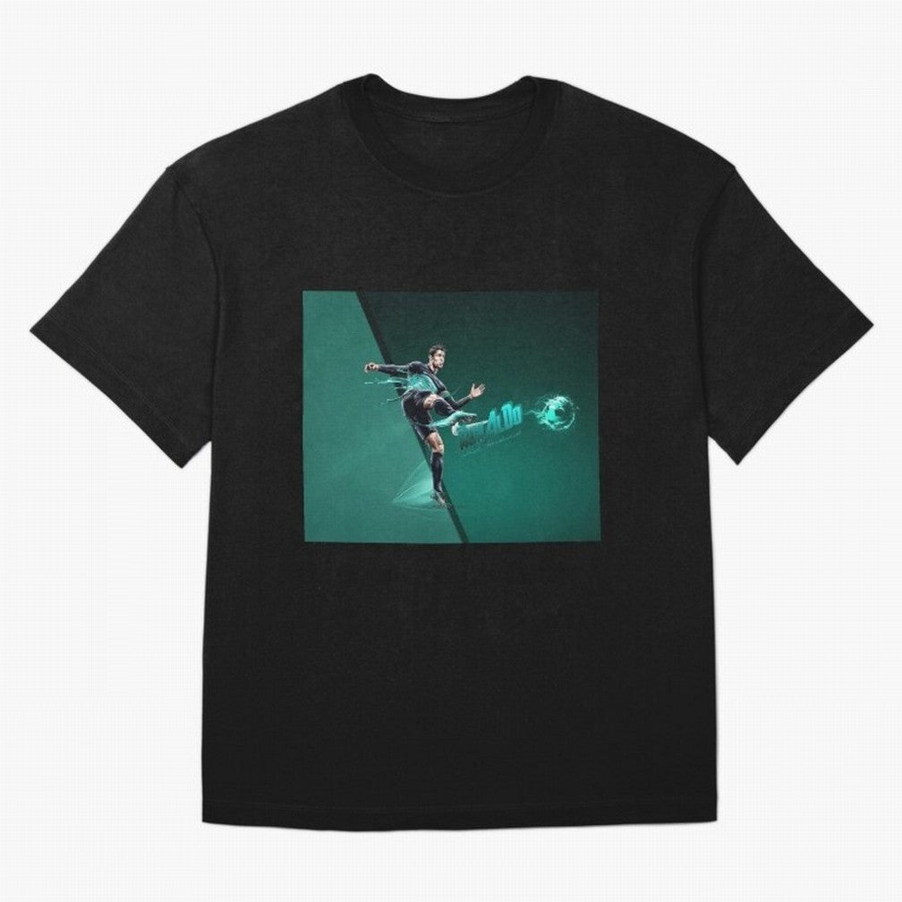 Cristiano Ronaldo #442 Oversized T-Shirt Cheer through Every Moment of Global Football Passion for FIFA World Cup 2026 USA Canada Mexico, Made for Haaland and Mbappe, Spain and Netherlands, Football Festival Excitement, Trophy Ambitions, Country
