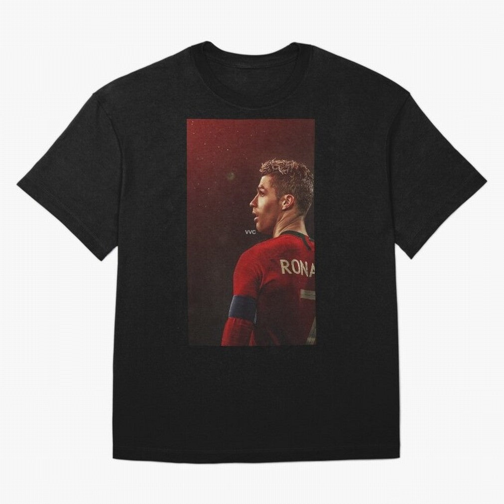 Art Ronaldo Wallpaper Oversized T-Shirt Honor Champions and Dreams in FIFA World Cup 2026 USA Canada Mexico Spirit, Centered on Argentina, France and Brazil, Cristiano Ronaldo, Haaland and CR7, Game Day Rituals, Football Legends, Country Pride and