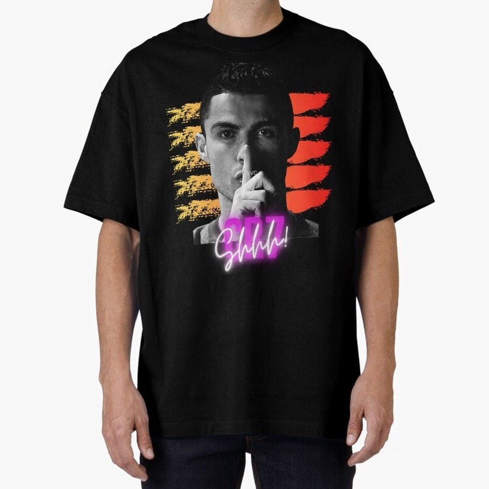Cristiano Ronaldo cr7 portugal Oversized T-Shirt Stand Out with Spirit from Match Day Hype around FIFA World Cup 2026 USA Canada Mexico, CR7 and Messi, Argentina, Tournament Hype, Historic Matchups, Family Viewing Parties and Global Sports Pride;