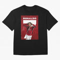 Cristiano Ronaldo Oversized T-Shirt Relive Match Day Hype around FIFA World Cup 2026 Group Stage, CR7 and Messi, Portugal, Goal Celebration Energy, Supporter Heritage, Football Icons and Worldwide Tournament Joy; Perfect for Supporters Who Want