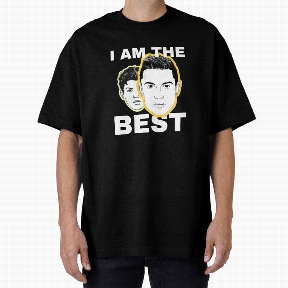 Cristiano Ronaldo - I Am The Best. Oversized T-Shirt Keep Football History Alive during Global Football Passion for FIFA World Cup 2026, Built around Cristiano Ronaldo, France, Football Passion, Legendary Performances, Festival Vibes and Supporter