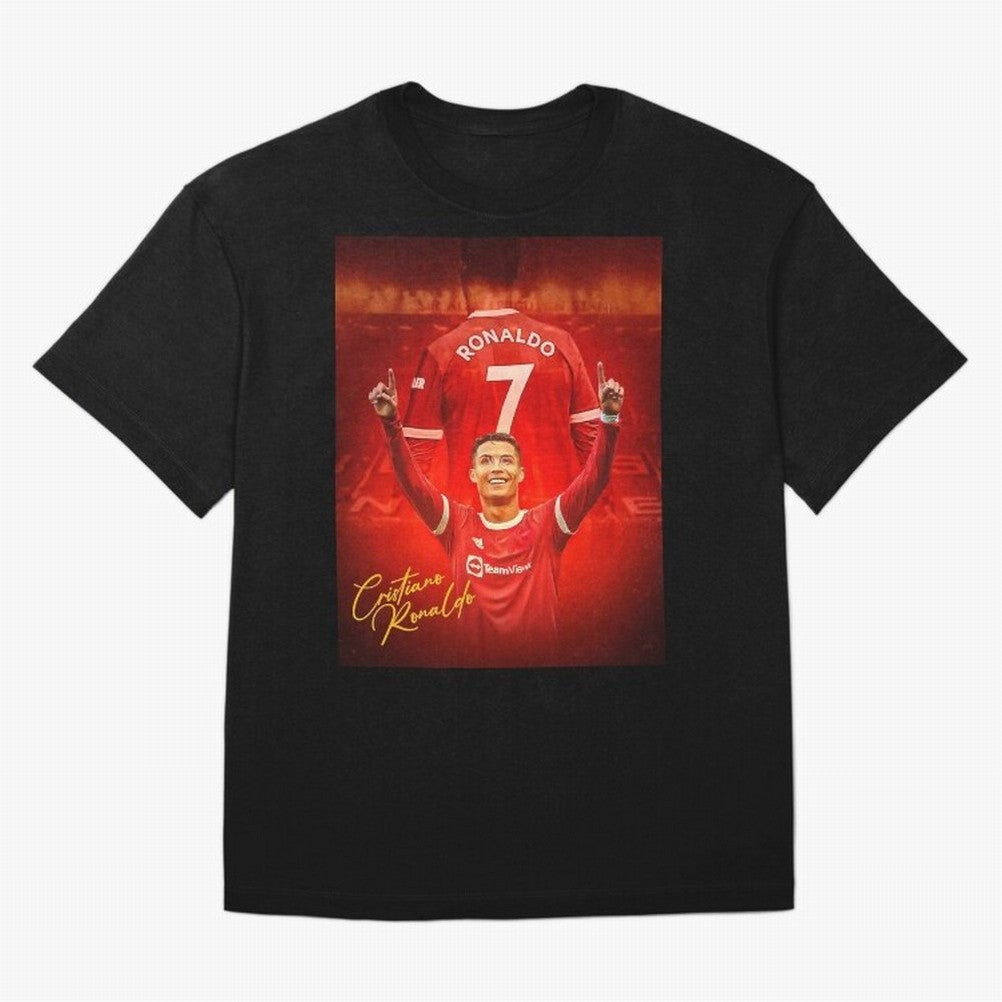 Cristiano Ronaldo ,Manchester 2022 Star, Football Poster, Ronaldo Gifts, Ronaldo Best Selling Oversized T-Shirt Discover FIFA World Cup 2026 Group Stage for Fans of Mbappe and Portugal, Bringing Champion Mindset, Group Stage Buzz, Knockout Tension