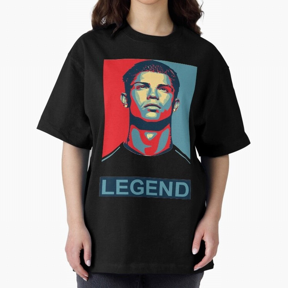 cristiano ronaldo legend Oversized T-Shirt Join Match Day Hype around FIFA World Cup 2026 USA Canada Mexico, Cristiano Ronaldo, Spain and Netherlands, Stadium Chants, National Pride, Trophy Dreams and Unforgettable Football Memories; Perfect for