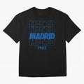 Real Madrid Oversized T-Shirt Celebrate the Biggest Stage of FIFA World Cup 2026 USA Canada Mexico with Cristiano Ronaldo, Spain and Netherlands Energy, Football Festival Excitement, Trophy Ambitions, Country Rivalries and Star Player Buzz; Great