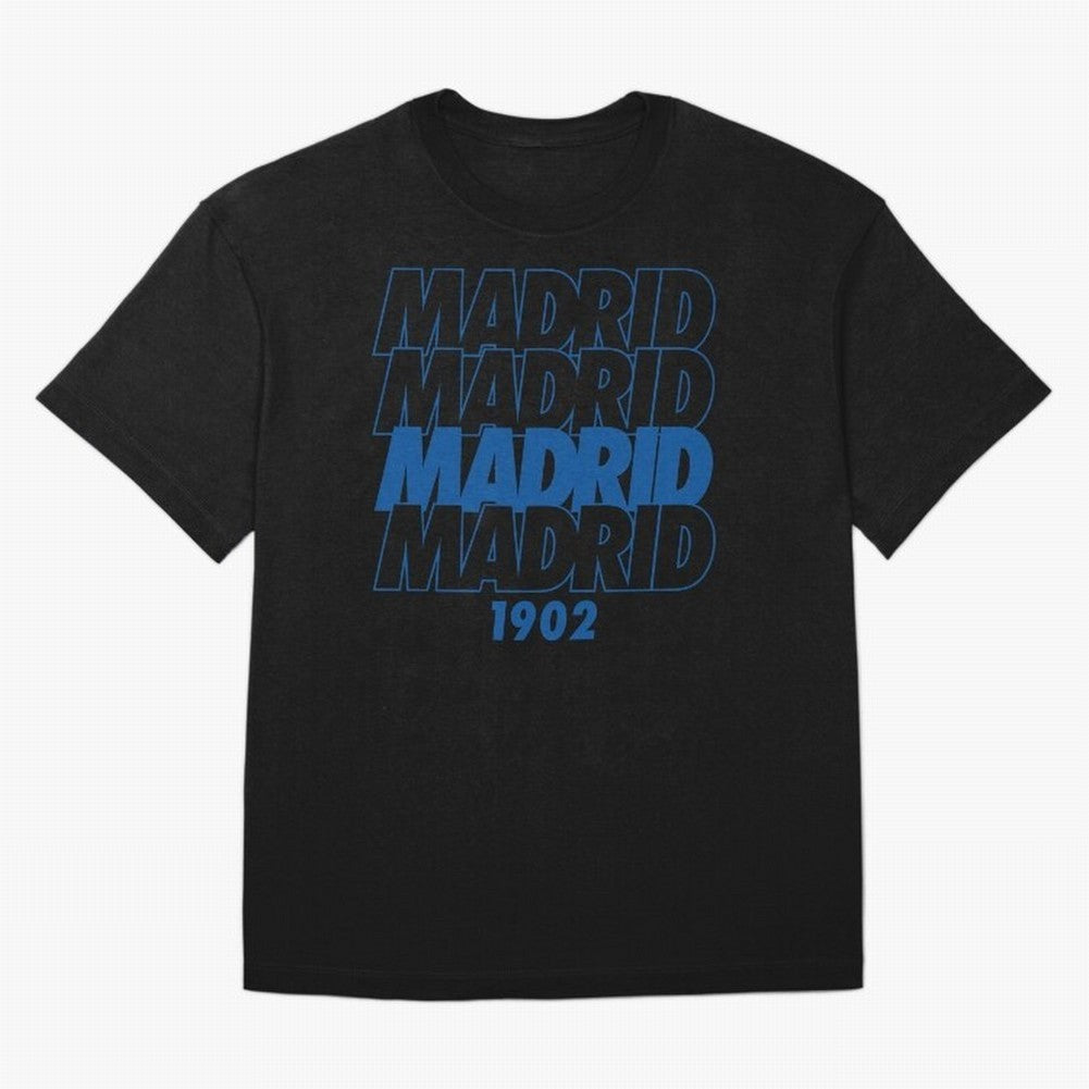 Real Madrid Oversized T-Shirt Celebrate the Biggest Stage of FIFA World Cup 2026 USA Canada Mexico with Cristiano Ronaldo, Spain and Netherlands Energy, Football Festival Excitement, Trophy Ambitions, Country Rivalries and Star Player Buzz; Great