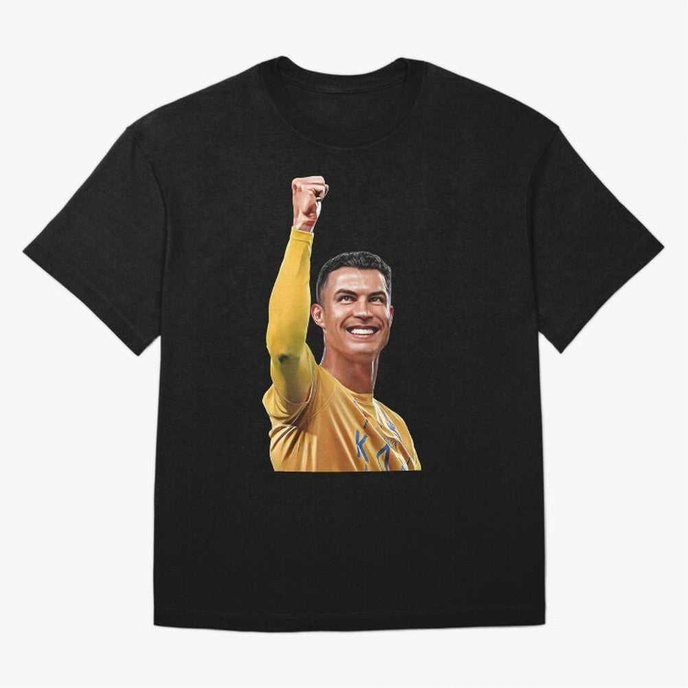 Cristiano Ronaldo - CR 7 Celebration Oversized T-Shirt Create FIFA World Cup 2026 for Fans of Neymar, Haaland and Cristiano Ronaldo and Brazil, Portugal and Argentina, Bringing Supporter Pride, Iconic Celebrations, Legendary Names and Global Match