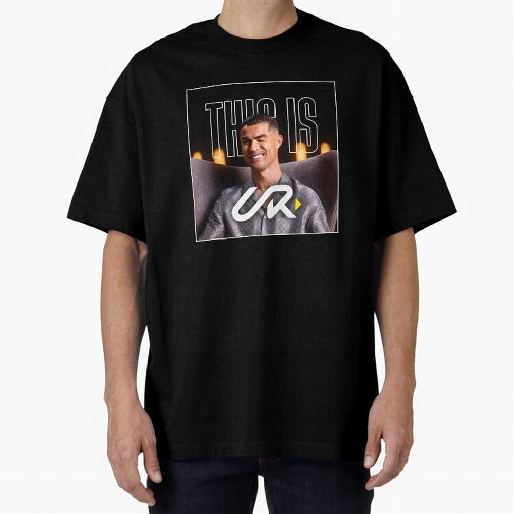 UR Cristiano Yt Oversized T-Shirt Show Your Stadium Side during FIFA World Cup 2026 Group Stage for Fans of Mbappe and Neymar and Argentina, Bringing Global Supporter Spirit, Legendary Goals, National Colors and Tournament Celebration; Perfect for