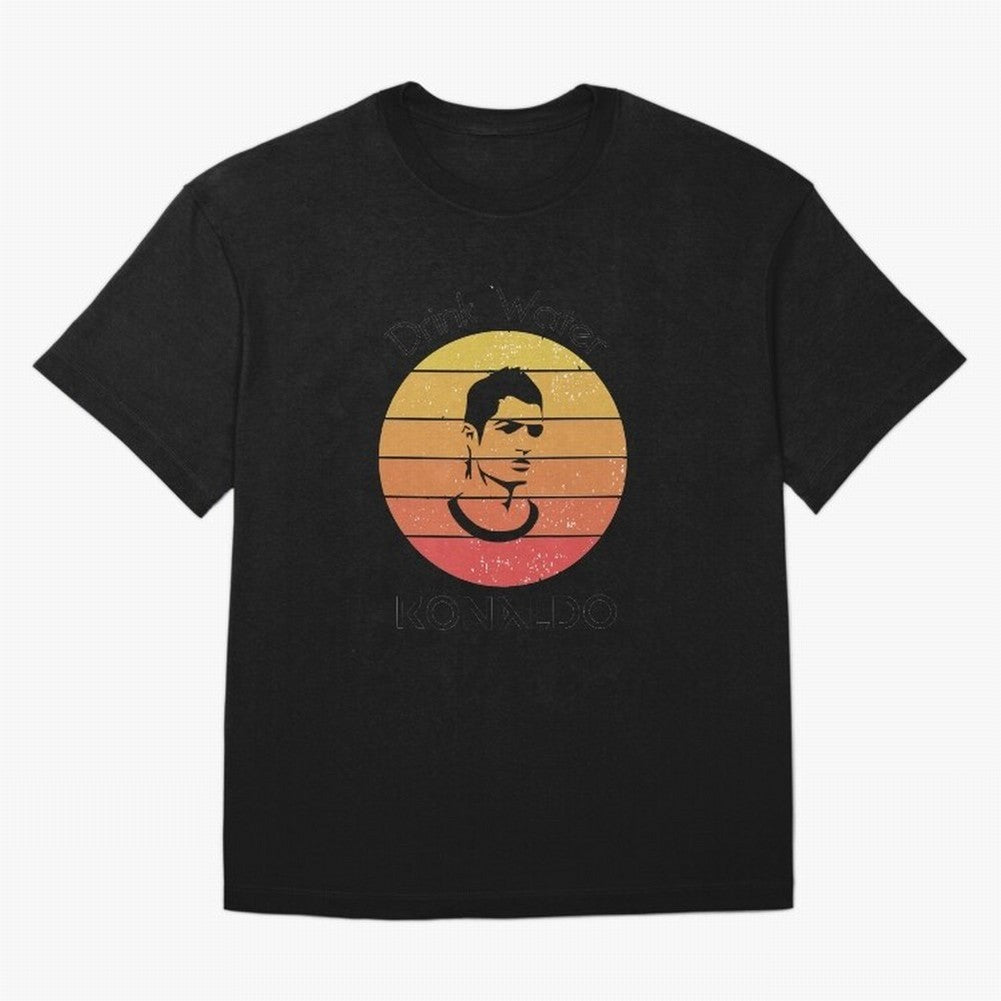 drink water ronaldo Oversized T-Shirt Back the Journey through FIFA World Cup 2026 for Fans of Messi and England, France and Netherlands, Bringing Vintage Soccer Flavor, Modern Football Stars, National Flags and Final Night Emotion; Perfect for