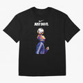 Cristiano Ronaldo Wpap - JUST DO IT Oversized T-Shirt Capture Global Football Passion for FIFA World Cup 2026 USA Canada Mexico, Filled with Haaland and Mbappe, England, France and Netherlands, Championship Spirit, Famous Goals, Roaring Crowds and