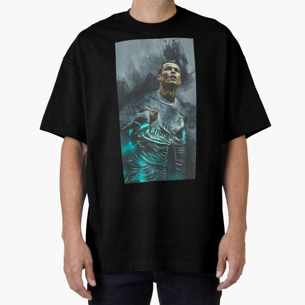 Cristiano Ronaldo Oversized T-Shirt Feel the Roar of Match Day Hype around FIFA World Cup 2026 USA Canada Mexico, Messi, Brazil, Portugal and Argentina, Game Day Rituals, Football Legends, Country Pride and the Road to the Final; Ideal for