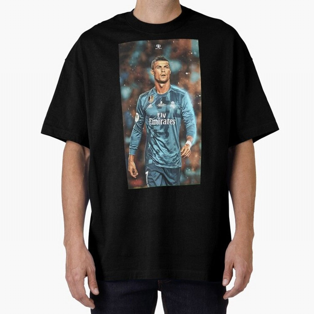 Cr7 Oversized T-Shirt Honor FIFA World Cup 2026 Group Stage Spirit, Centered on Portugal, Spain and Germany, CR7 and Messi, Football Passion, Legendary Performances, Festival Vibes and Supporter Community; Built for Supporters Chasing Trophy