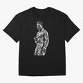 Cristiano Ronaldo Calma Oversized T-Shirt Celebrate Fan Culture around Global Football Passion for FIFA World Cup 2026 USA Canada Mexico, with Neymar, Brazil, Vintage Soccer Flavor, Modern Football Stars, National Flags and Final Night Emotion;