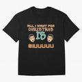 Christmas siuuu ALL I WANT IS SIUUU Oversized T-Shirt Live the Energy of Match Day Hype around FIFA World Cup 2026, Mbappe, France, Global Supporter Spirit, Legendary Goals, National Colors and Tournament Celebration; Great for Watch Parties,